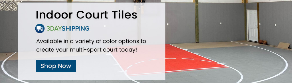 Indoor Court Tiles. 3 Day Shipping. Available in a variety of color options to create your multi-sport court today! Shop Now
