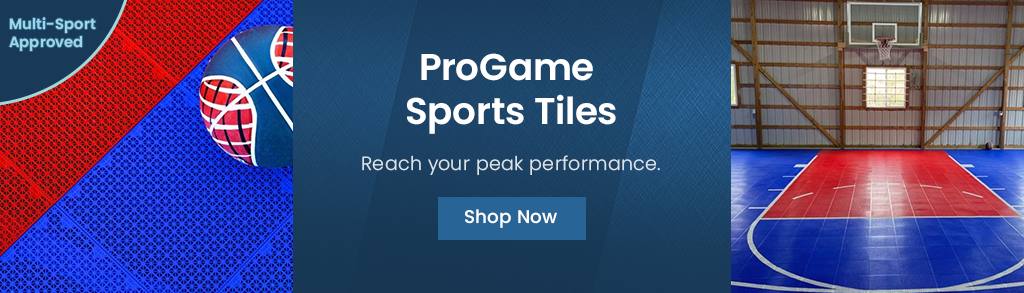 ProGame Sports Tiles. Reach your peak performance. Multi-Sport Approved. Shop Now