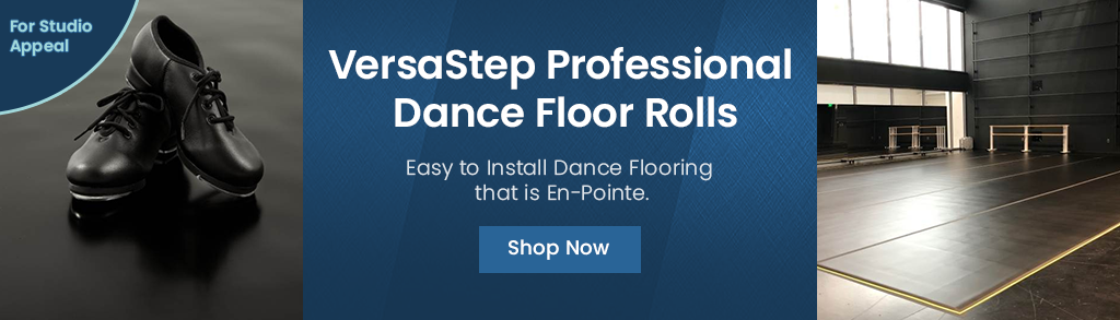 VersaStep Professional Dance Floor Rolls. Easy to Install Dance Flooring that is En-Pointe. For Studio Appeal. Shop Now