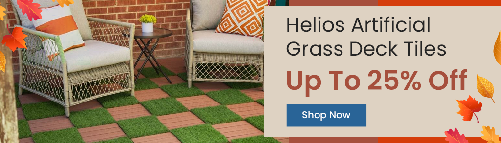 Helios Artificial Grass Deck Tiles. Up To 25% Off. Shop Now