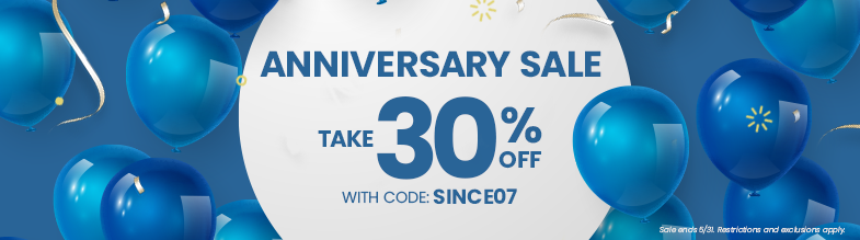  Anniversary Sale | Take 30% Off With Code: SINCE07 *Sale ends 5/31. Restrictions and exclusions apply. 
