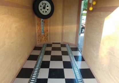 Garage Flooring Black, 20 Car Show Trailer Flooring Toy Hauler Flooring Black Gym Flooring Rubber Flooring RV Trailer Diamond Plate Pattern Flooring 8 6 Wide