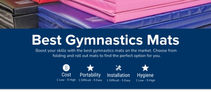 best gymnastics mats infographic