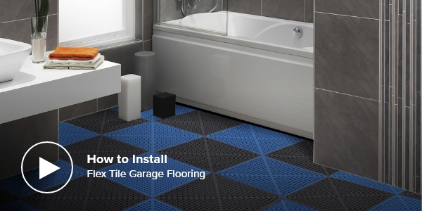 video how to install flex tile garage flooring