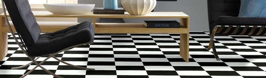 Linoleum Vs Vinyl Flooring Which Is, Black And White Self Adhesive Vinyl Floor Tiles Dubai