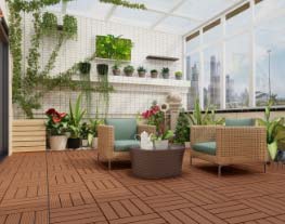 Naturesort Deck Tiles - Terrace (4 Slat)