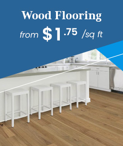 Wood flooring from $1.75 per square feet