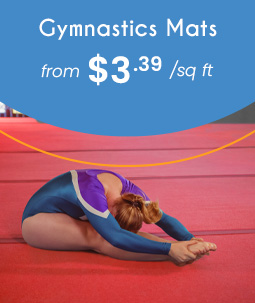 Gymnastics equipment from $3.39 per square feet