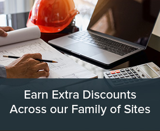 Earn extra discounts across our family of sites