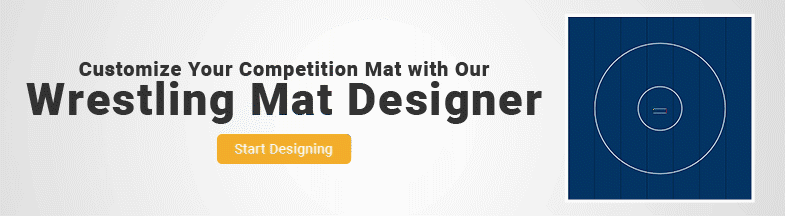 Customize your competition mat with our wrestling mat designer. Start Designing