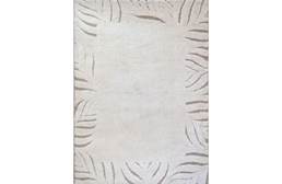 Canyon Bordered Lines Ivory Area Rug