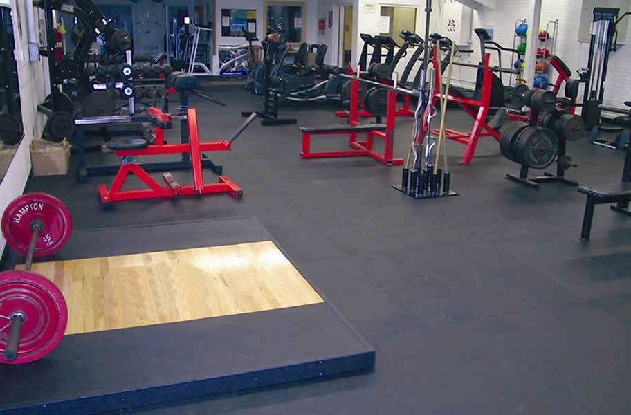 3/8" Rubber Gym Tiles - view 4