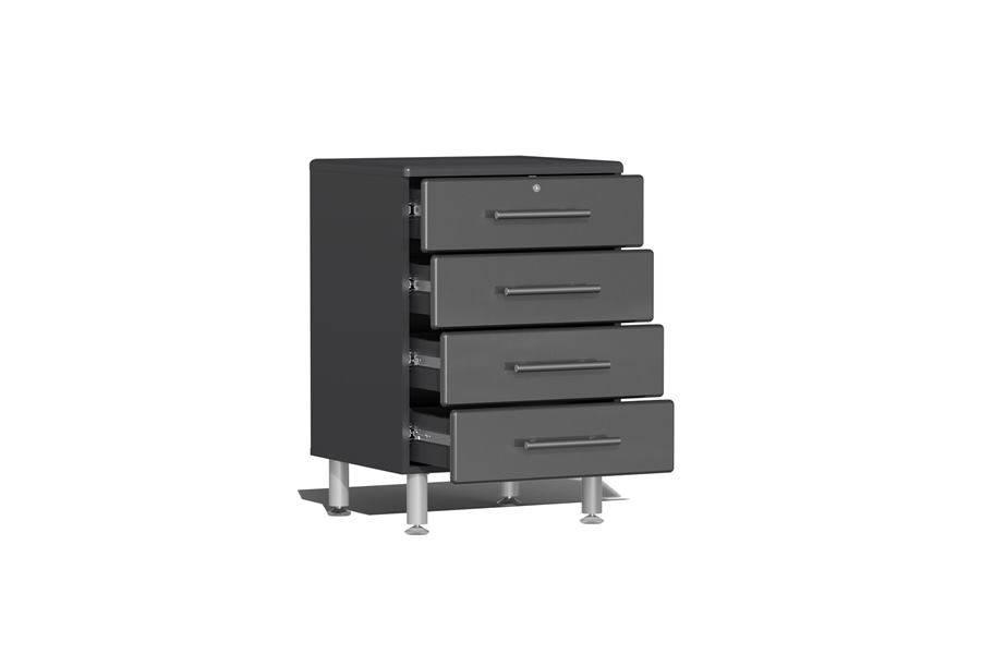 Ulti-MATE Garage 2.0 4-Drawer Base Cabinet - Graphite Grey Metallic - view 2