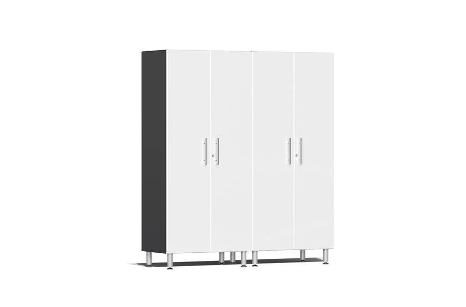 Ulti-MATE Garage 2.0 2-PC Tall Cabinet Kit - Starfire White Metallic