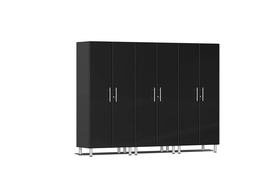 Ulti-MATE Garage 2.0 3-PC Tall Cabinet Kit - Midnight Black Metallic
