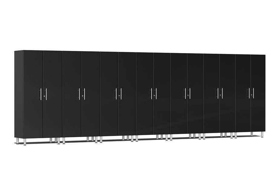 Ulti-MATE Garage 2.0 7-PC Tall Cabinet Kit - Midnight Black Metallic