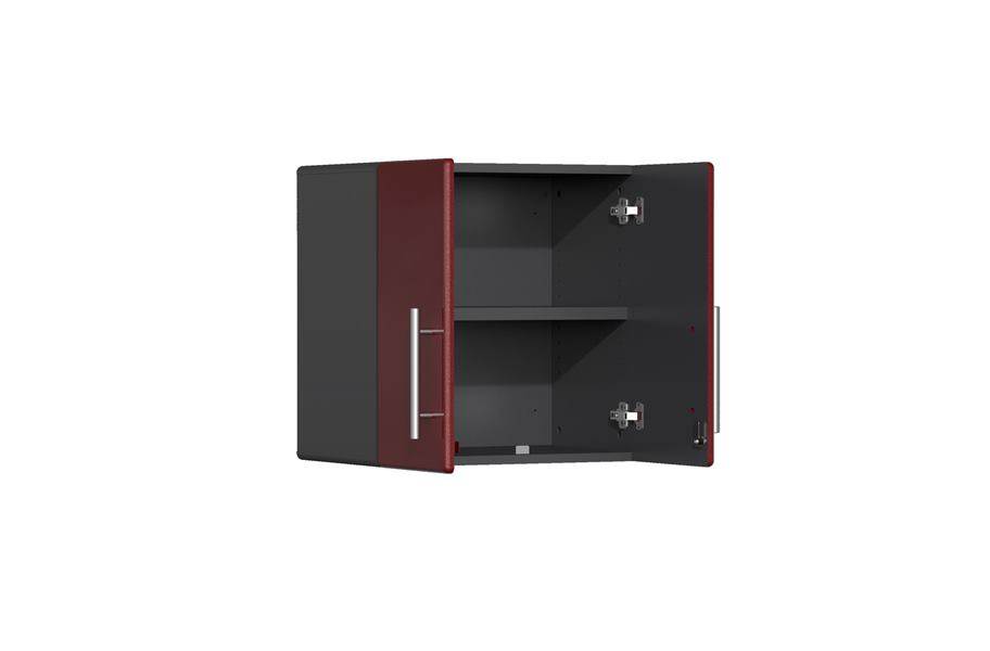 Ulti-MATE Garage 2.0 15-PC Kit w/ Dual Workstation - Ruby Red Metallic