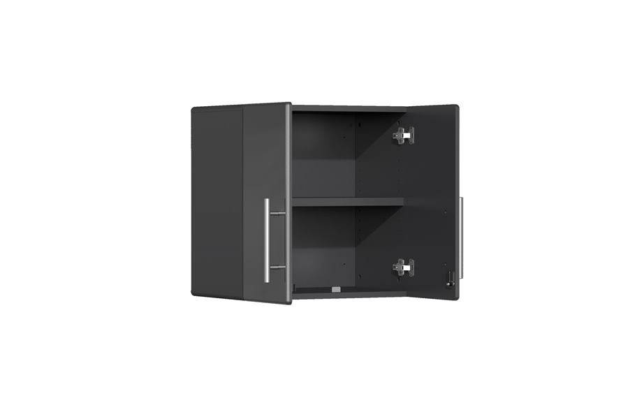 Ulti-MATE Garage 2.0 4-PC Wall Cabinet Kit  - Graphite Grey Metallic