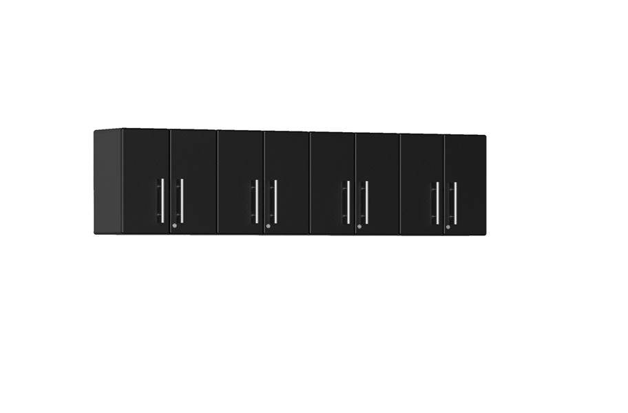 Ulti-MATE Garage 2.0 4-PC Wall Cabinet Kit  - Midnight Black Metallic