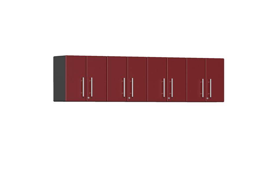 Ulti-MATE Garage 2.0 4-PC Wall Cabinet Kit  - Ruby Red Metallic