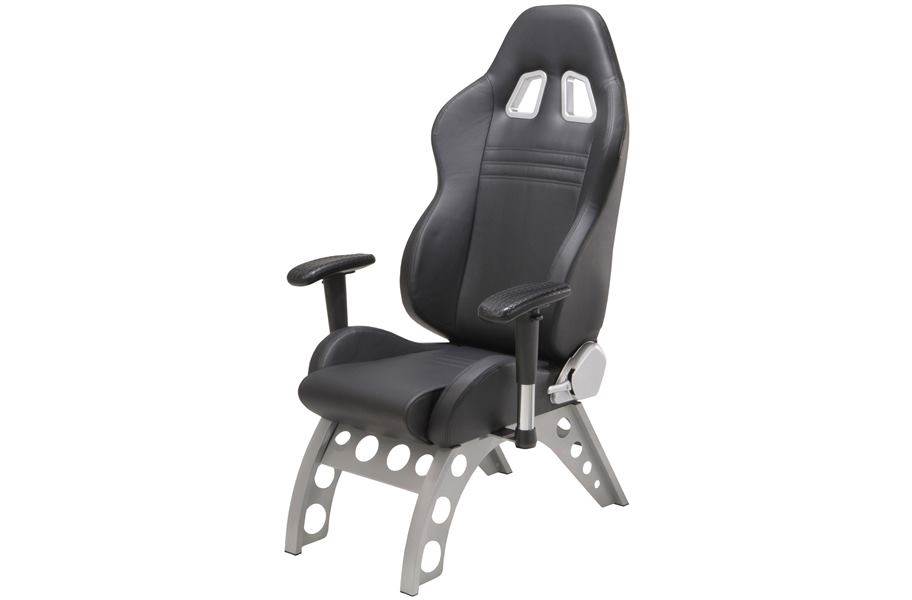 PitStop GT Receiver Chair - Black - view 4