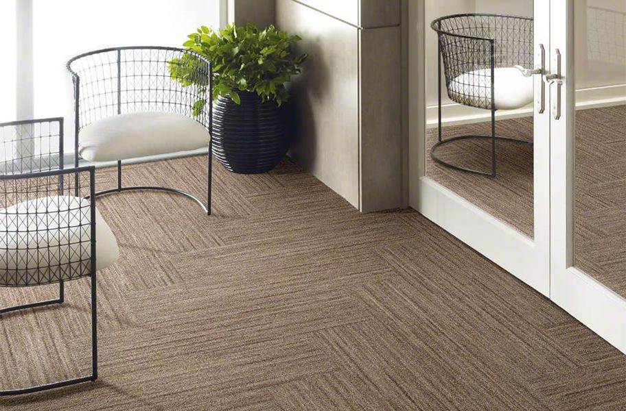 Shaw Floorigami Desert Dawn Carpet Plank - Tumbleweed - view 10