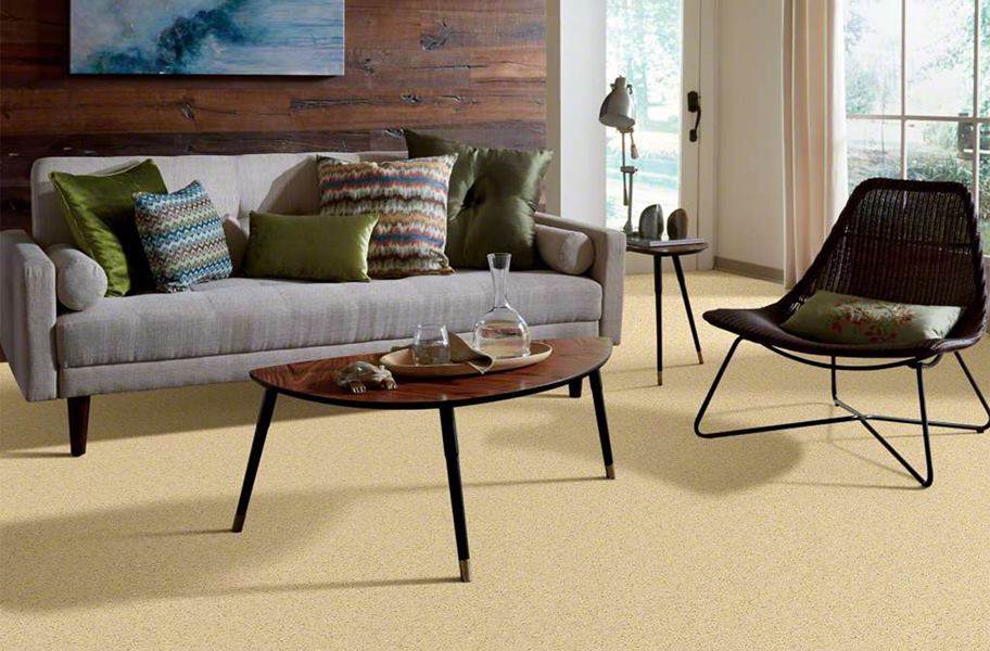 Shaw Floorigami Plume Perfect Carpet Tile - Golden Rooster