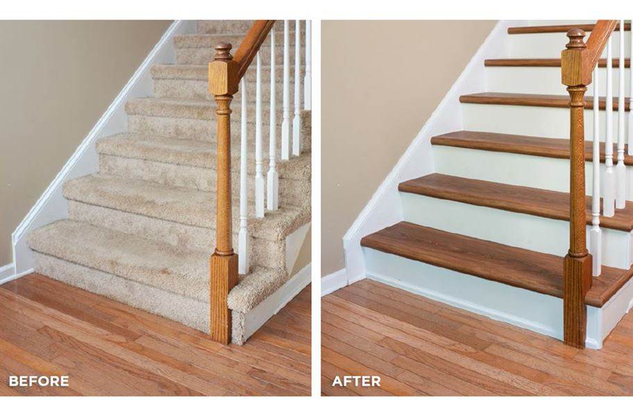 Shaw Impact Stair Treadz, How To Install Shaw Vinyl Plank Flooring On Stairs
