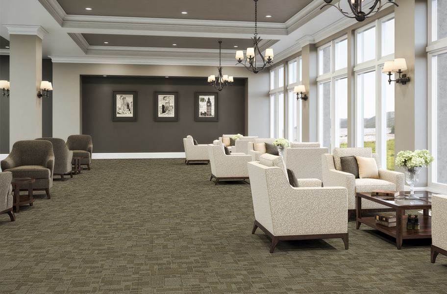 EF Contract Checkmate Carpet Tiles - Metal Mesh - view 9