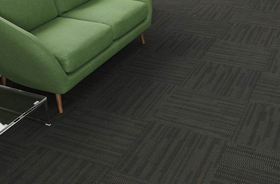 Pentz Sidewinder Carpet Tiles - Obsidian