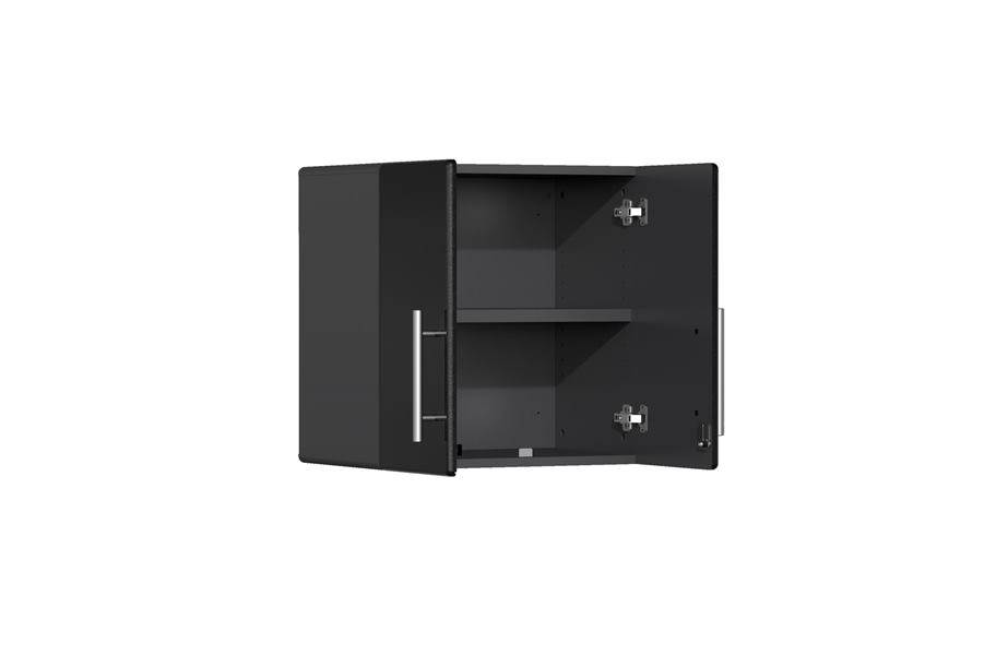 Ulti-MATE Garage 2.0 3-PC Wall Cabinet Kit - Midnight Black Metallic