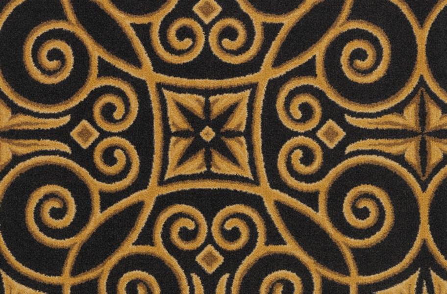 Joy Carpets Antique Scroll Carpet - Brown - view 5