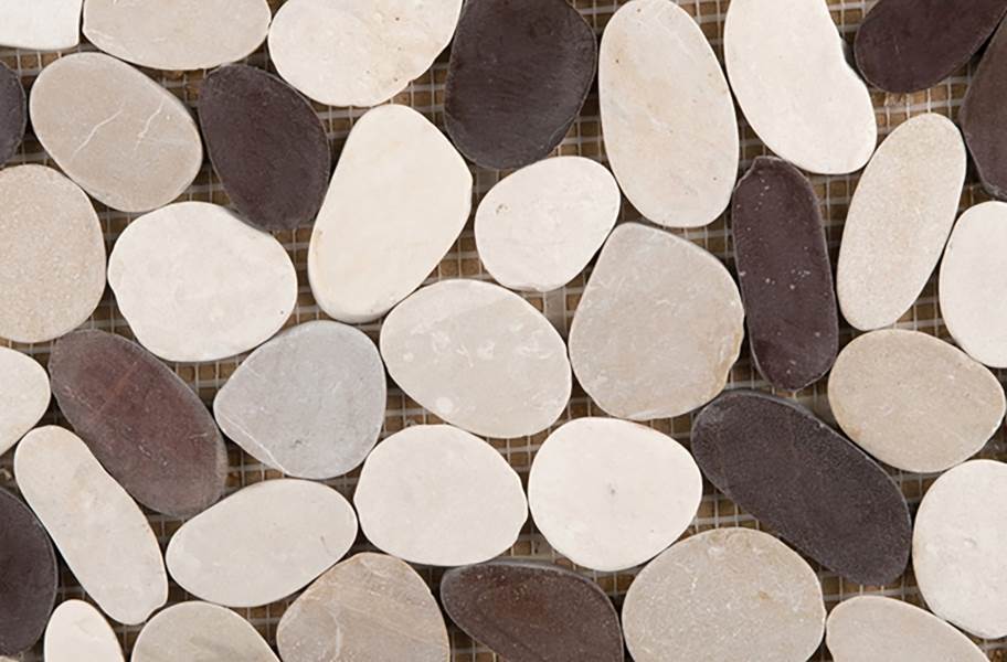 Emser Tile Venetian Flat Pebbles - Gelato - view 9