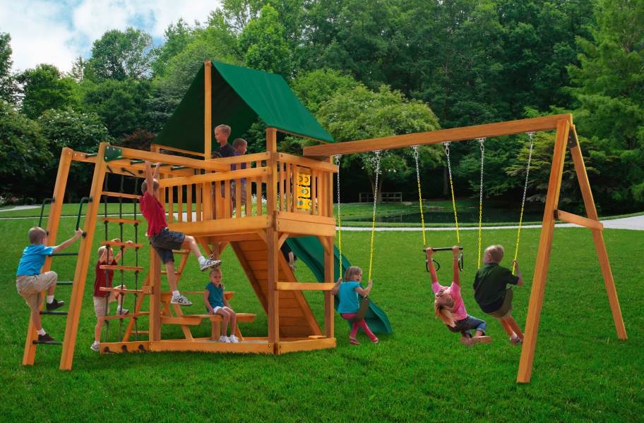 Navigator Playset - Canvas Forest Green Canopy
