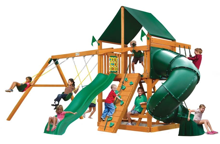 Mountaineer Playset - Canvas Forest Green Canopy - view 4