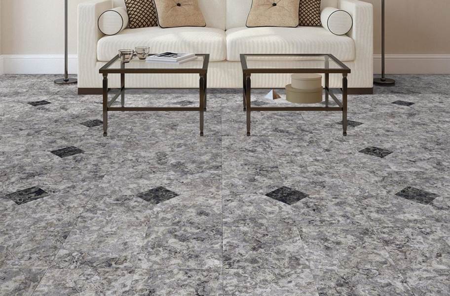Breccia Stone Flex Tiles Easy To, Interlocking Stone Floor Tiles