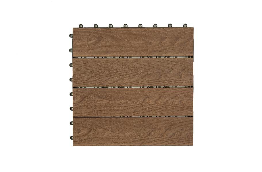 Century Outdoor Composite Deck Board Tiles - Coffee Brown - view 6