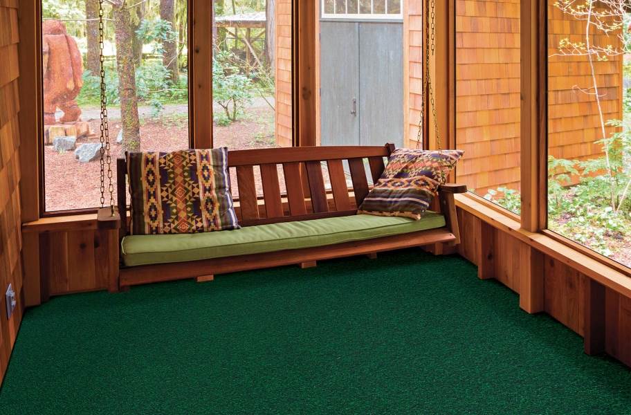 Lakeshore Indoor Outdoor Carpet - Heather Green - view 3