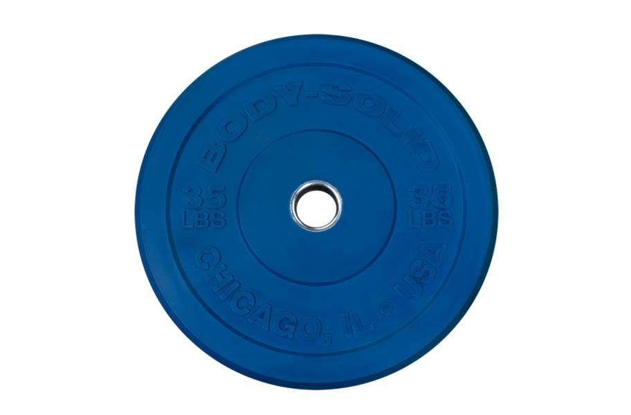 Body-Solid Chicago Extreme Colored Bumper Plates - view 6