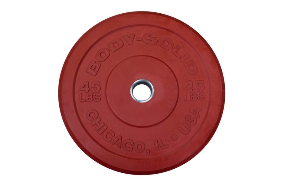 Body-Solid Chicago Extreme Colored Bumper Plates