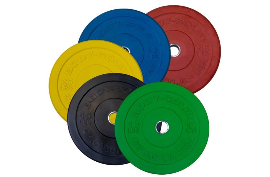 Body-Solid Chicago Extreme Colored Bumper Plates - view 1