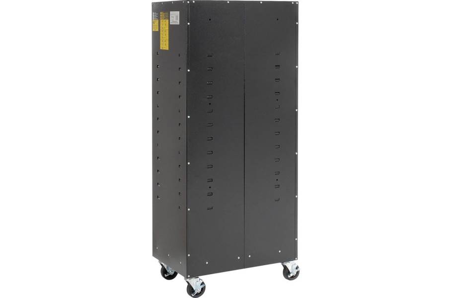 Homak 2-Door Tall Mobile Cabinet w/Shelves