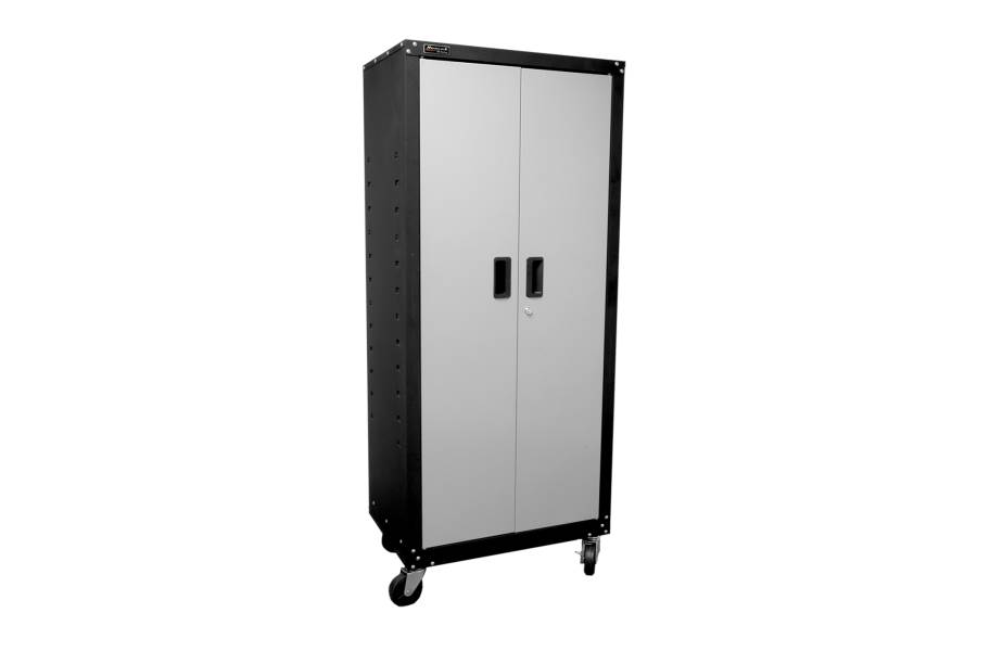 Homak 2-Door Tall Mobile Cabinet w/Shelves - view 1