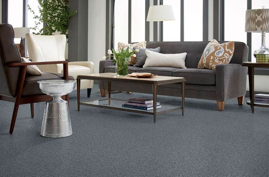 Shaw Floorigami Carpet Diem Carpet Plank - Denim Blue - view 10