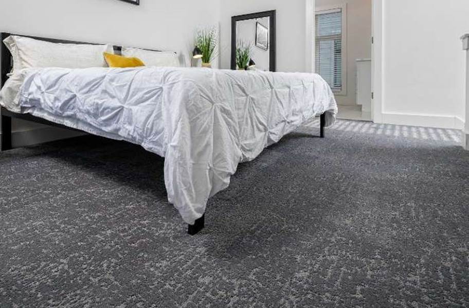 Shaw Floorigami Etched Carpet Plank - Nightfall