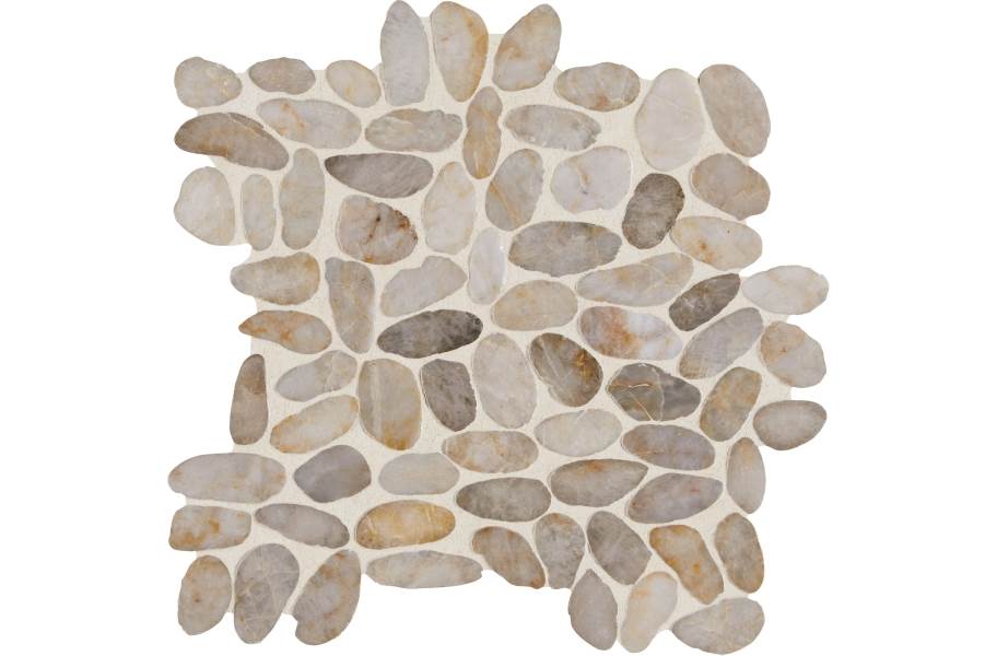 Daltile Stone Decorative Accents - Pebble Creamy Sand