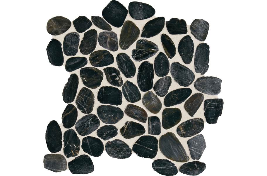 Daltile Stone Decorative Accents - Pebble Black River - view 10