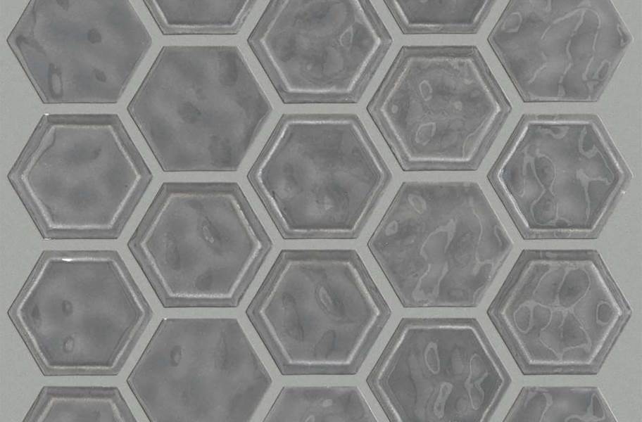 Shaw Geoscape Hexagon Mosaic - Dark Gray