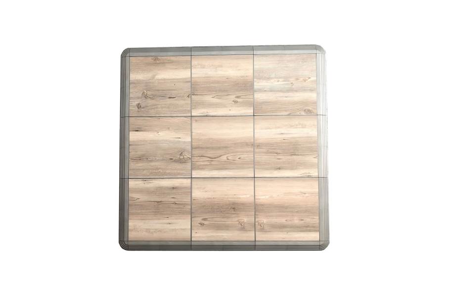 Swisstrax Dancetrax Tiles - Ash Pine w/Pearl Grey Edging - view 5