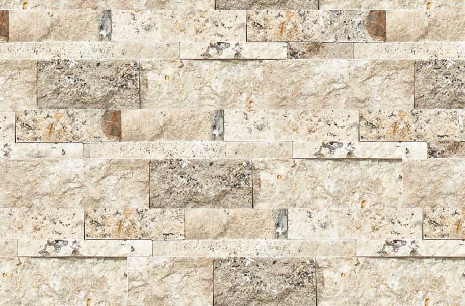 Shaw Ledgerstone Natural Stone Tile - Firestone Split Face Picasso
